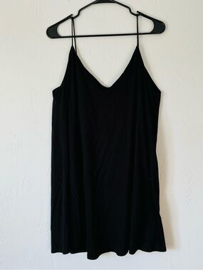 H&M Black Spaghetti Strap A-line Dress